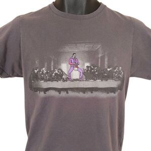 The Big Lebowski T Shirt Mens Size Small Gray Last Supper Jesus You Said It Man